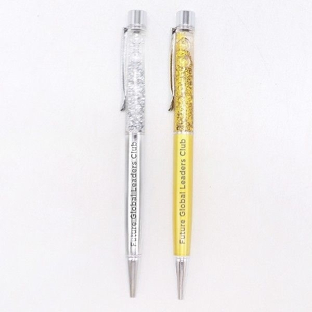 silver-glitter-pensblue-ink